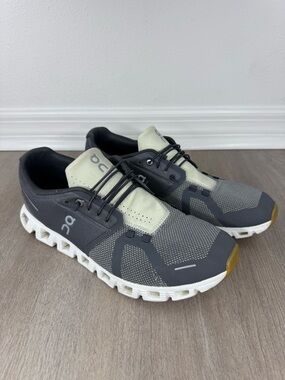 On Running Men’s 12  Cloud 5 combo Sneakers - Rock Ice color